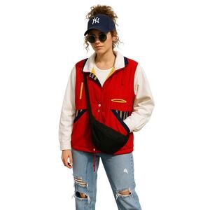 Vintage NYG Retro Windbreaker 80's 90's Zip Up New York Girl Large